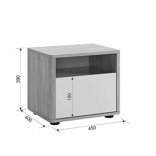 Спальный гарнитур Зара К3 дуб сонома/белый