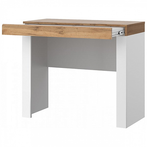 Стол письменный TAURUS 1S Белый/Дуб вотан