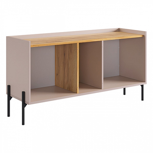 Тумба ТВ Доминика кашемир/дуб крафт золотой