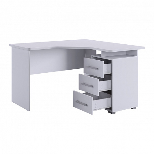 Стол компьютерный Лайт-2 1200 угловой белый