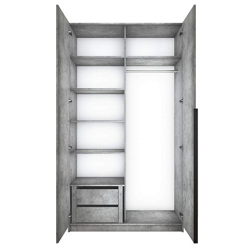 Шкаф Локер 1200 распашной Бетон