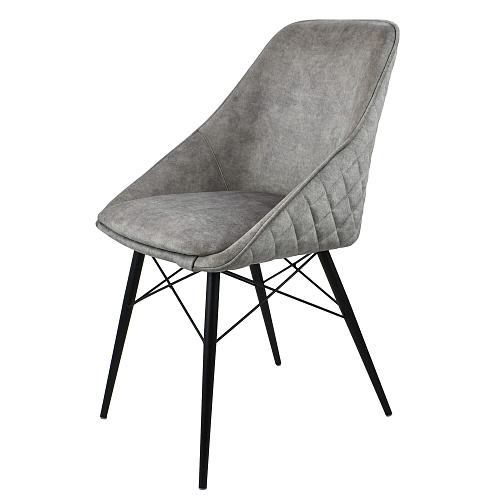 Стул Монти ST Люкс черный муар/Noel Pebble