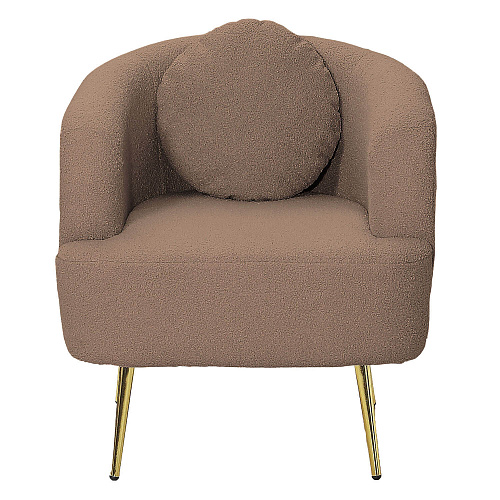 Кресло отдыха Богема BARNI COCOA/Золото