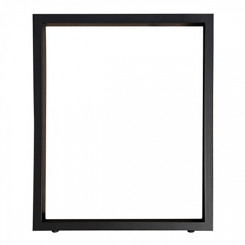 Опора для стола П-образная, 30х60, 725x595+5мм, усиленная, черный матовый (RAL9004)