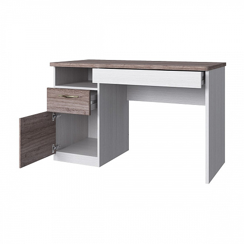 Стол письменный OLIVIA Вудлайн крем/дуб анкона