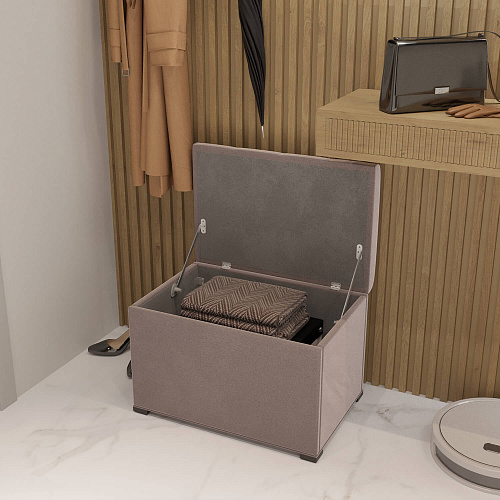 Тумба NOVEL 600(М27) Велюр Кофейный