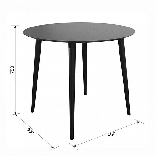 Стол обеденный Сканди 2 кофейный/венге