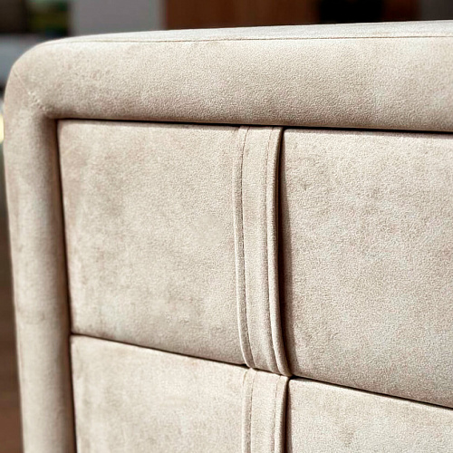 Тумба прикроватная Софи 3 песок алькантара (велюр)