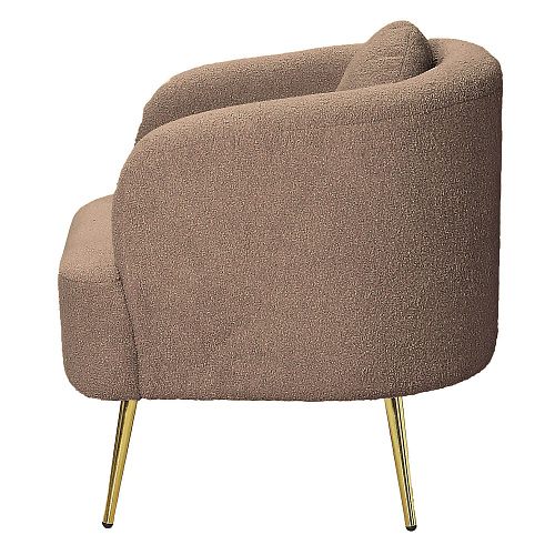 Кресло отдыха Богема BARNI COCOA/Золото