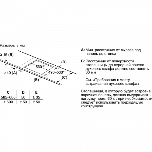 Встраиваемая индукционная панель BOSCH PIF61RHB1E