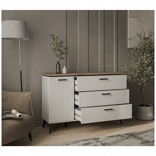 Комод VINATI 1D3S ПЕРСИДСКИЙ ЖЕМЧУГ/АМАРОК