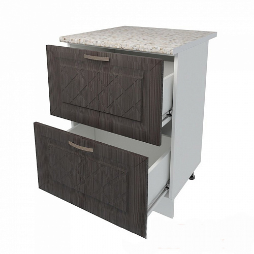 Модуль Стол разделочный Н600-2Я Агава темная