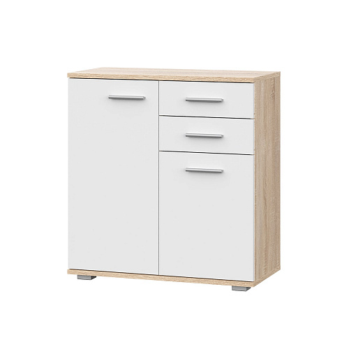Комод НК FUN КД-2 Дуб сонома/Белый