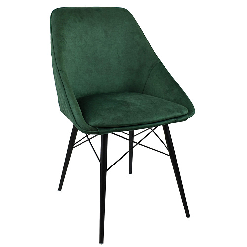 Стул Монти ST Люкс черный муар/Noel Emerald