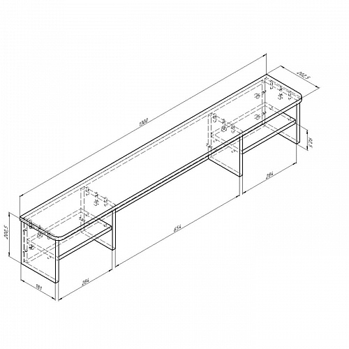 Надстройка для стола Дельта Лофт 17.21 White