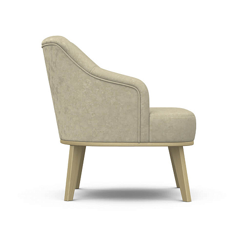 Кресло отдыха Комфорт-5 Низкая спинка PLUSH CREAM/Бесцветный
