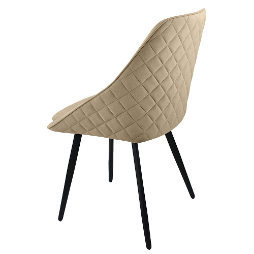 Стул Монти ST Лофт черный муар/Катания Латте