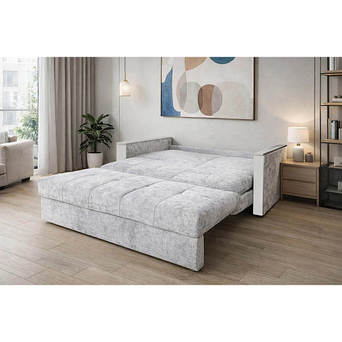 Диван Портленд-1 Аккордеон 1400 Торонто серый/Дуб винтенберг