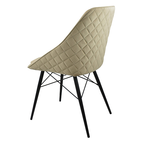 Стул Монти ST Люкс черный муар/Катания Латте