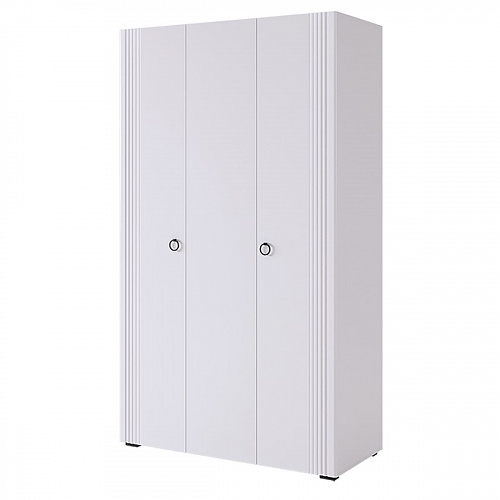 Спальный гарнитур Ева К1 белое дерево/белый матовый/крем (велюр)