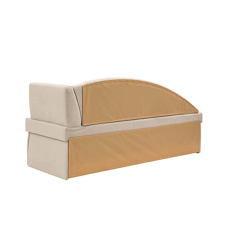 Кухонный диван Прага с углом Мелисса 02 Бежевый правый