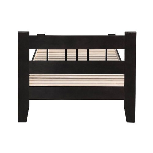 Кровать односпальная Массив-2Н 0,9 маленькая спинка Венге