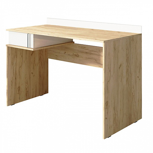 Стол письменный Джамп Дуб вотан/Белый гладкий