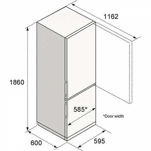 Холодильник ASKO RFC286KNBW1