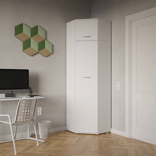 Антресоль угловая НК FUN Белый