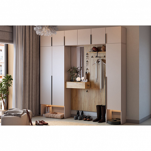 Прихожая К11 дуб крафт золотой/кашемир