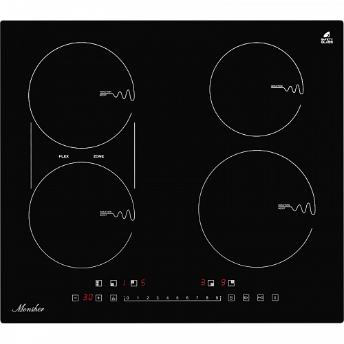 Встраиваемая индукционная  варочная панель MONSHER MHI 6112