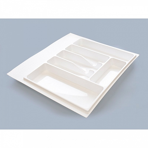 Лоток для столовых приборов М600, 540х490 мм, белый, пластик