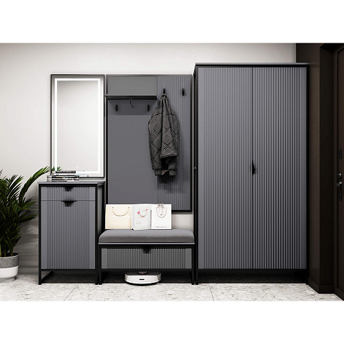 Подушка Нора Серый