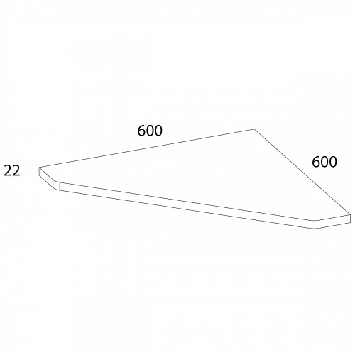Крышка соединительная DOORSET Дуб наварра