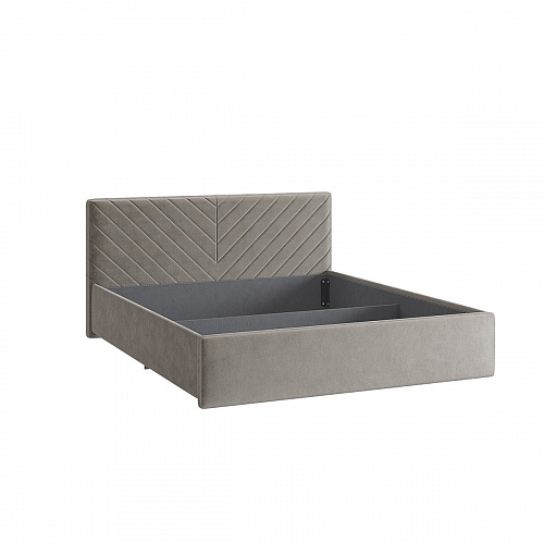 Кровать с подъемным механизмом Сандра 2 160х200 латте (велюр)