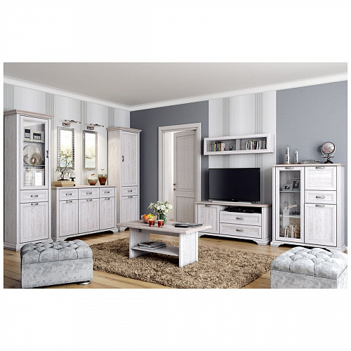 Комод 3D3S MONAKO Сосна винтаж/дуб анкона