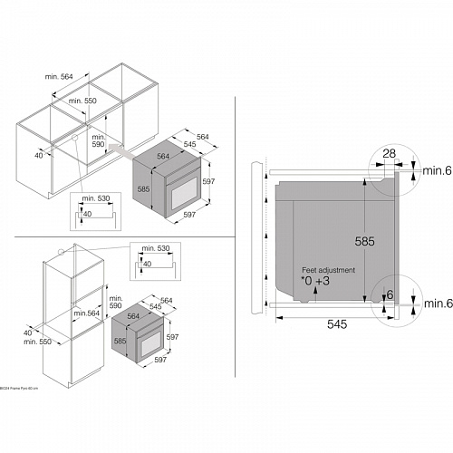 Встраиваемый духовой шкаф ASKO OTP66BSH
