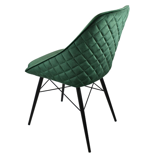 Стул Монти ST Люкс черный муар/Noel Emerald