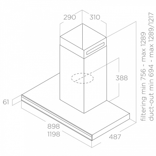 Вытяжка ELICA ELEMENT @ IXBL/A/90-PRF0194157