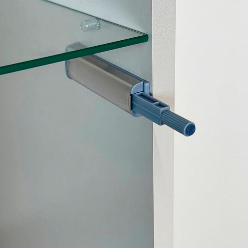 Шкаф однодверный Рич (со стеклом) кашемир/фрапучино матовый/черный