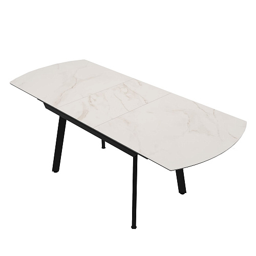 Стол обеденный керамический Барон Белый