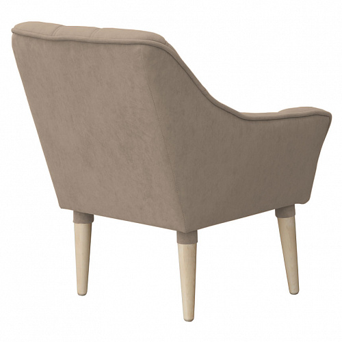 Кресло отдыха Комфорт-8 ULTRA BEIGE/Бесцветный (Лак)