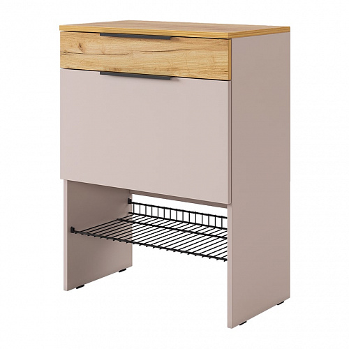 Прихожая Баско К8 кашемир/дуб крафт золотой/черный