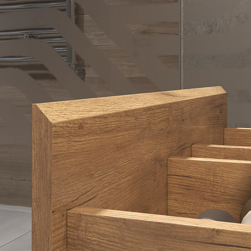 Тумба под раковину Fusta 600-0-2 (Фостер) навесная дуб золотой