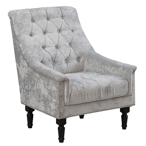 Кресло отдыха ПРАДО PLUSH SILVER/Венге