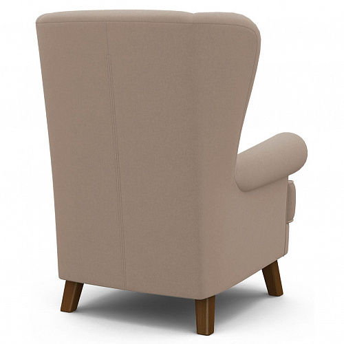 Кресло отдыха Комфорт-2 CATANIA LATTE/Орех