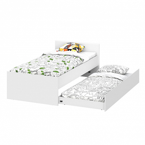 Кровать односпальная Токио 900х2000 Белый текстурный