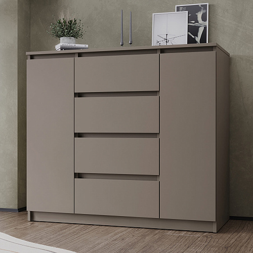 Комод ВЕГА Люкс 2Д-4Я Мокко