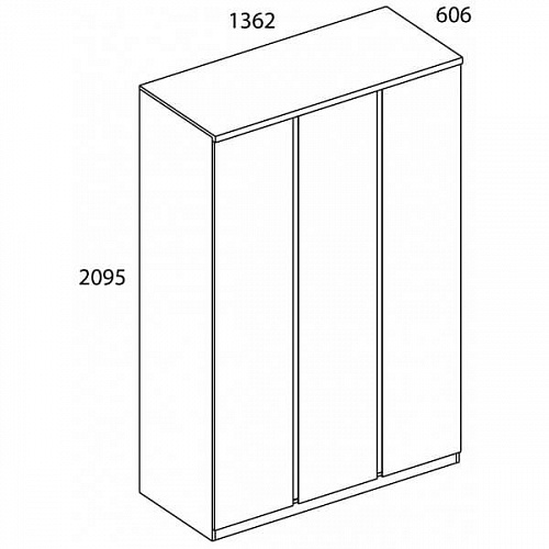Шкаф LIMA 3DG Персидский жемчуг/Мадура