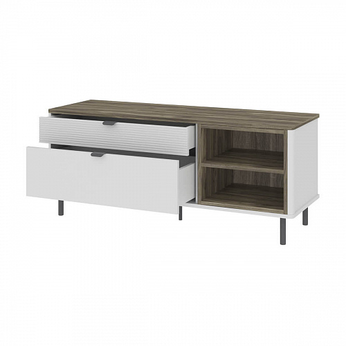 Тумба RTV SIMPLE 2S2N Белый/Монте/Джелато